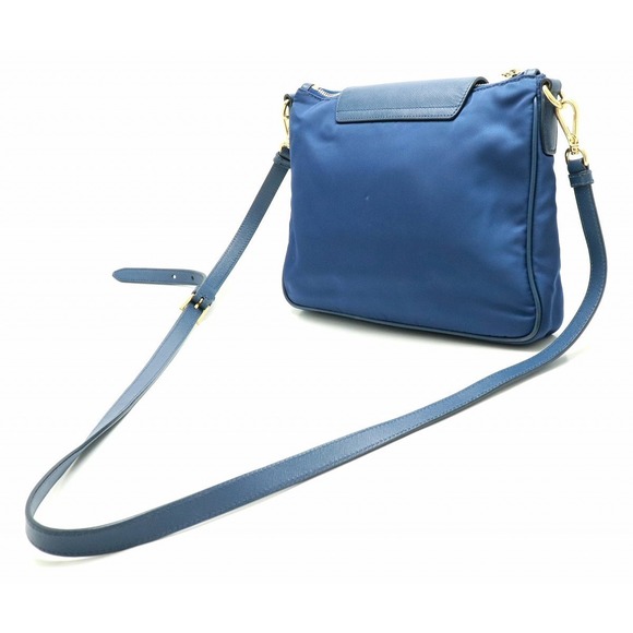 Prada Shoulder Crossbody Nylon Blue Royal Bag - Picture 1 of 9